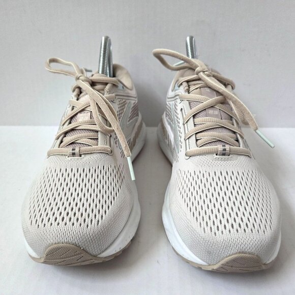 Brooks Ariel GTS 23 Shoes Womens 7 Wide Grey White Sand Running Sneakers - Picture 3 of 12